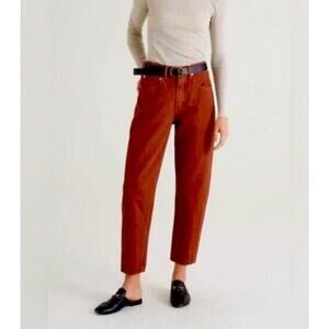 EDWIN Anthropologie Anderson‎ Ankle 90’s Relaxed Straight Jeans Spice Brown 27